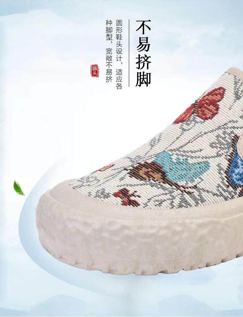 New cloth shoes women's shoes fisherman shoes soft sole non-slip breathable comfortable casual versatile lightweight canvas shoes