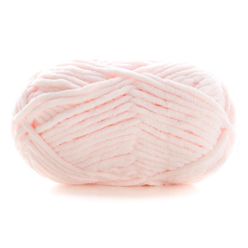 DIY Handcrafted Cute Chenille Snowball Knit Scarf & Crochet Doll Bag