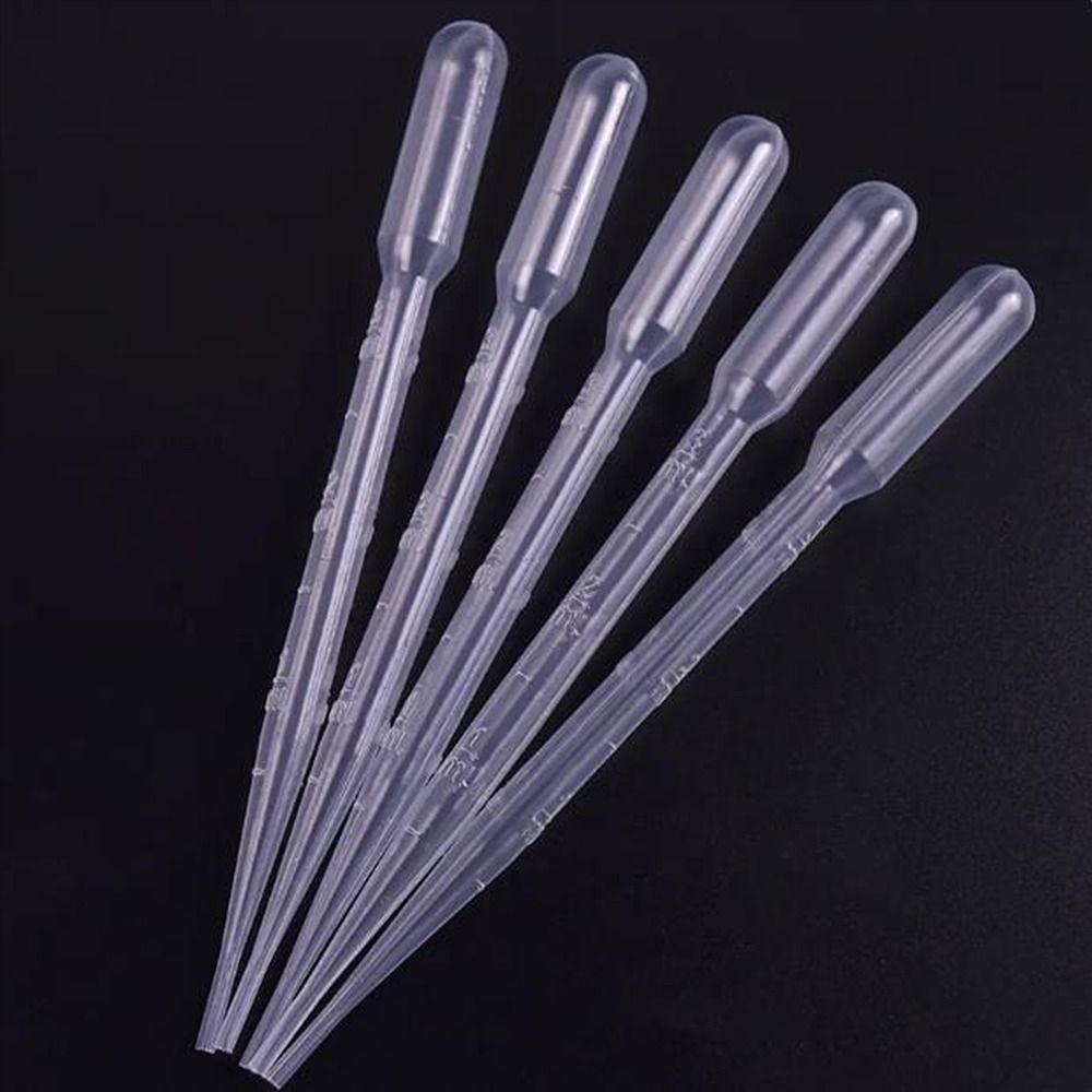 100Pcs Plastic Liquid Dropper 3ml Dropping Pipettes Disposable Eye Dropper Set  Essential Oils