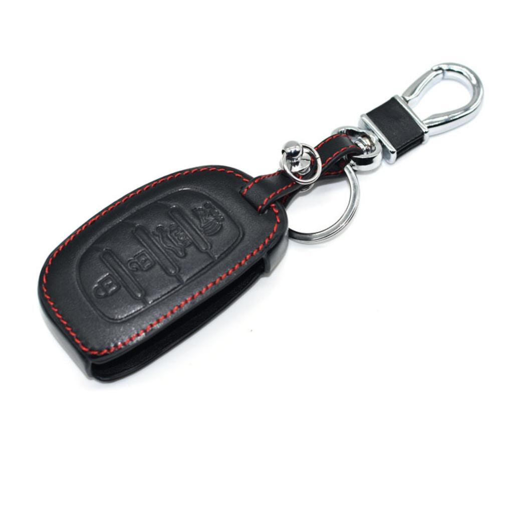 New IX35 Smart 4 Keys Car Key Case Leather Cover Key Holder Car Remote Control Bag