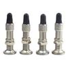 4Pcs Bicycle Tubeless Valve Zinc Alloy Bike  Valve Mountain Bike  Valve Core Cycling Replacement Parts