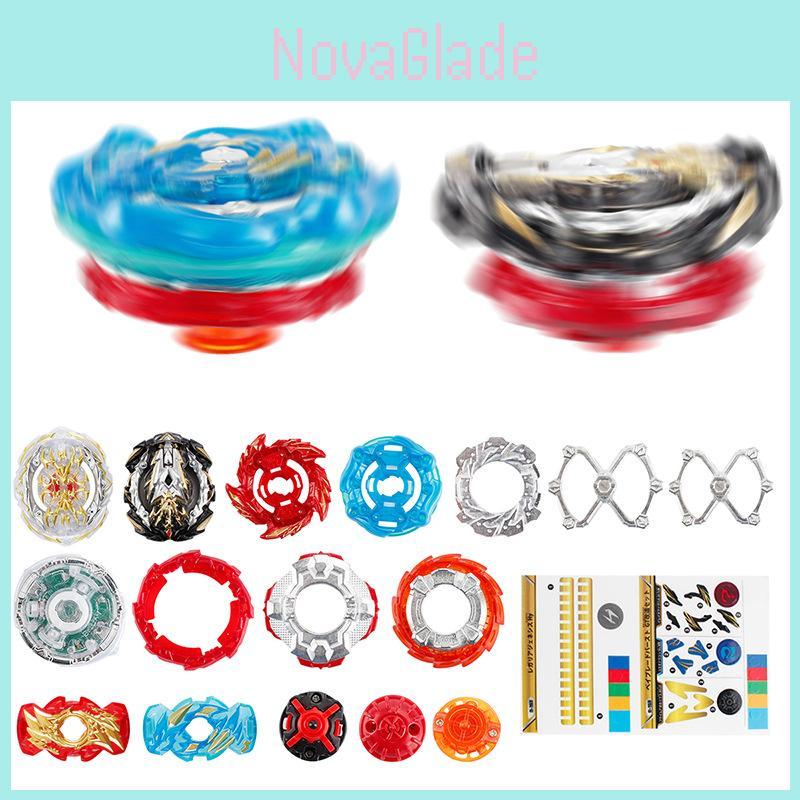 Firebrand B-153c Four In One Spinning Top Toy Set With Colorful Light Features