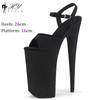 Fashion Nightclub 26cm Suede Pole Dance Shoes Women Cosplay Model Catwalk Waterproof Platform Stripper High Heels Sandals Plus Size 43