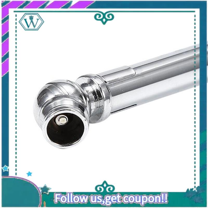 AA92-3Pcs Metal Pencil Tire Pressure Gauge 5-50 PSI Universal For Car Motorcycle Bicycle