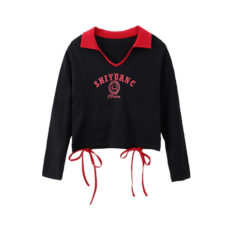 

Children S Jazz Dance Costumes Girls Korean Version Of Long-Sleeved Exposed Navel Overalls Suit Children S Popular Dance Trendy Clothes 170cm