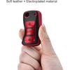 ELOHEI for VW Key Fob Cover, Premium Soft TPU 361 Degree Full Protection for VW Volkswagen Jetta Beetle Tiguan Passat Golf MK6 Polo 3 Buttons(Leather