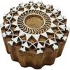 Decorative Blocks Handcarved Stamp Indian Wood Stamps Floral Printing Block