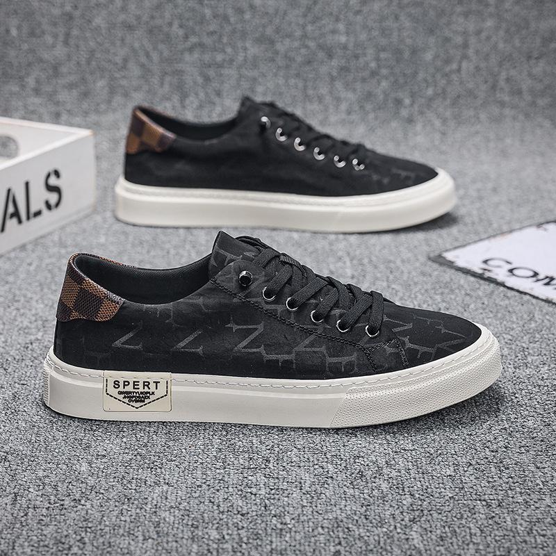 Cloth Shoes Men's One-pedal Casual Spring and Autumn Fashion Trendy Shoes European Men's Clothing Matching Shoes Wenzhou Factory Direct Sales