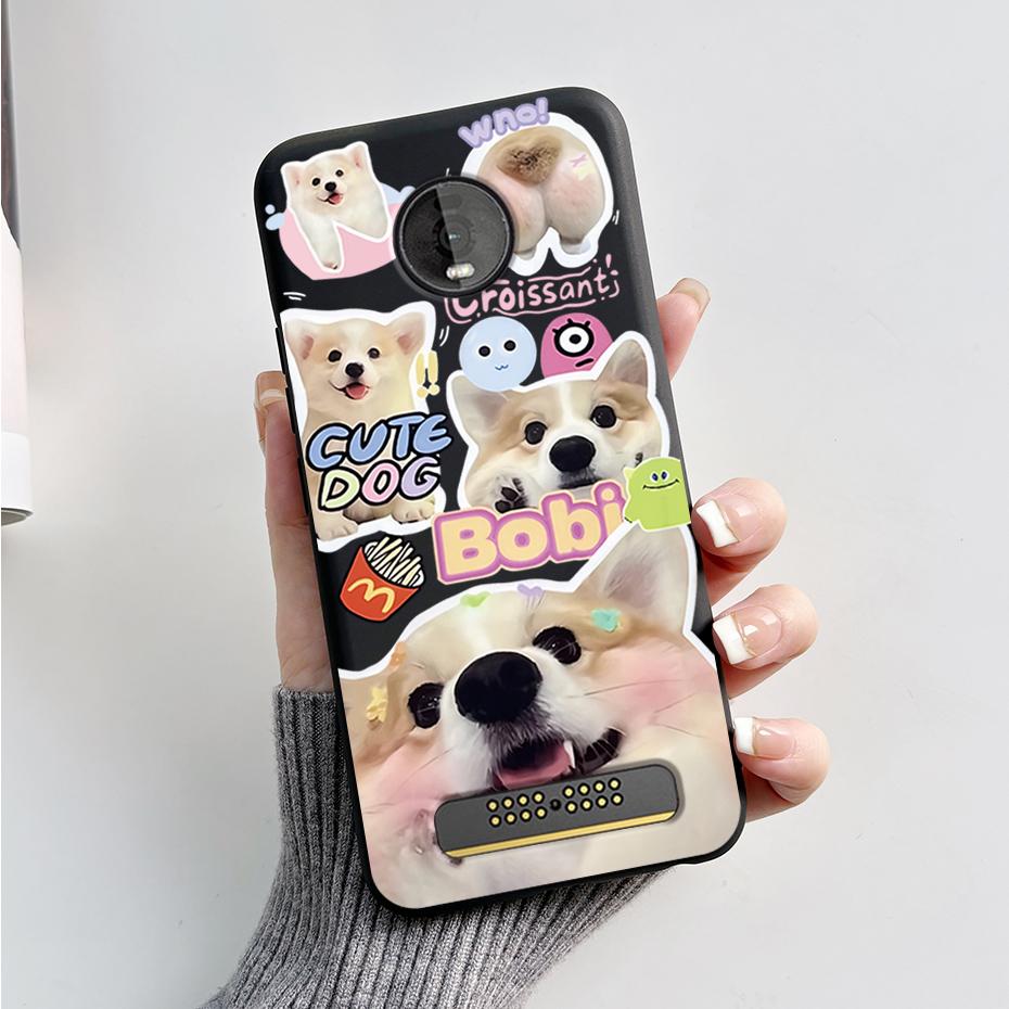 For Motorola Moto Z4 Z3 Play Case Cute Cartoon Soft Silicone TPU Cover Phone Case For Moto Z3 Z4 Play MotoZ4 Z4Play Z3Play Funda