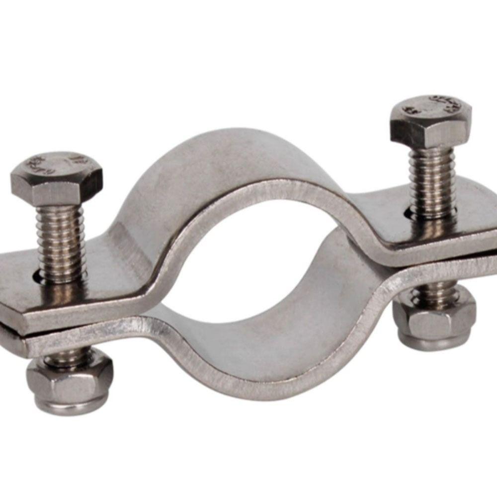 1Pcs Thickened Flat Clamp Pipe Hanger Bracket Clamp Tube Support Clip  for Plumbing Support