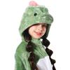 Dinosaur Kigurumi Pajamas for Cute Animal Fancy Kids Cold Winter Unisex [OLAOLA] Kids, Costume, Dress, Kigurumi, Fluffy, Warm, Room, Protection,