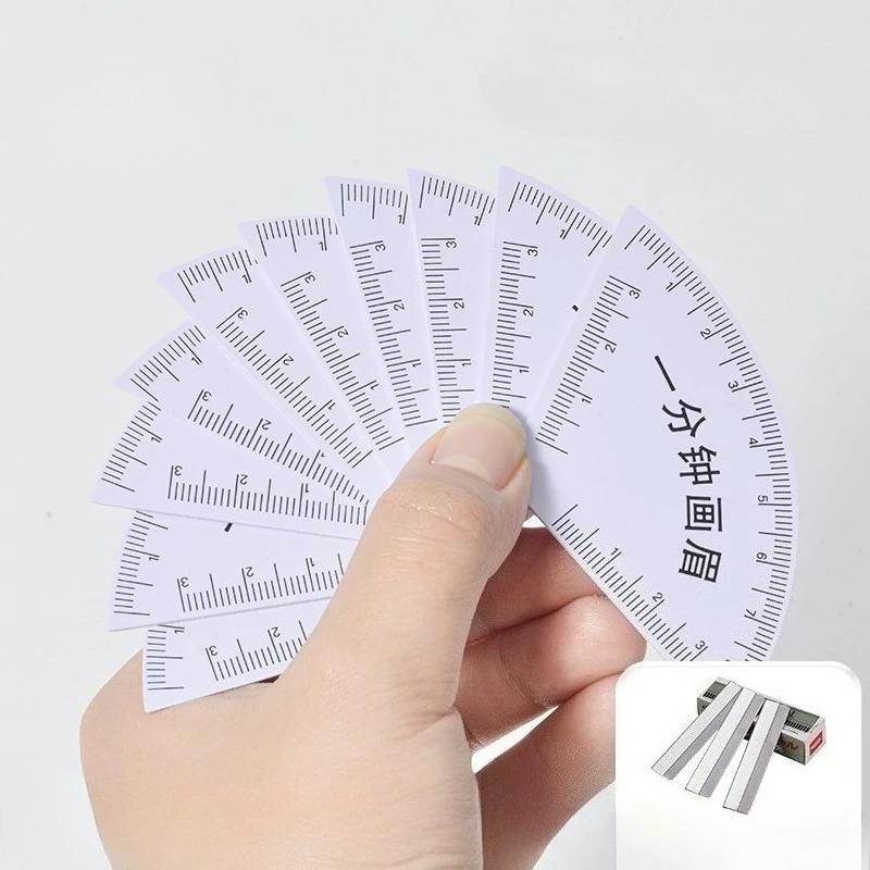 1PC Brow Shaping Stencil+Eyebrow Razors - 10 Blades, Instant Brow Shaper - Multi-Style Template Kit for Fast & Precise Shaping