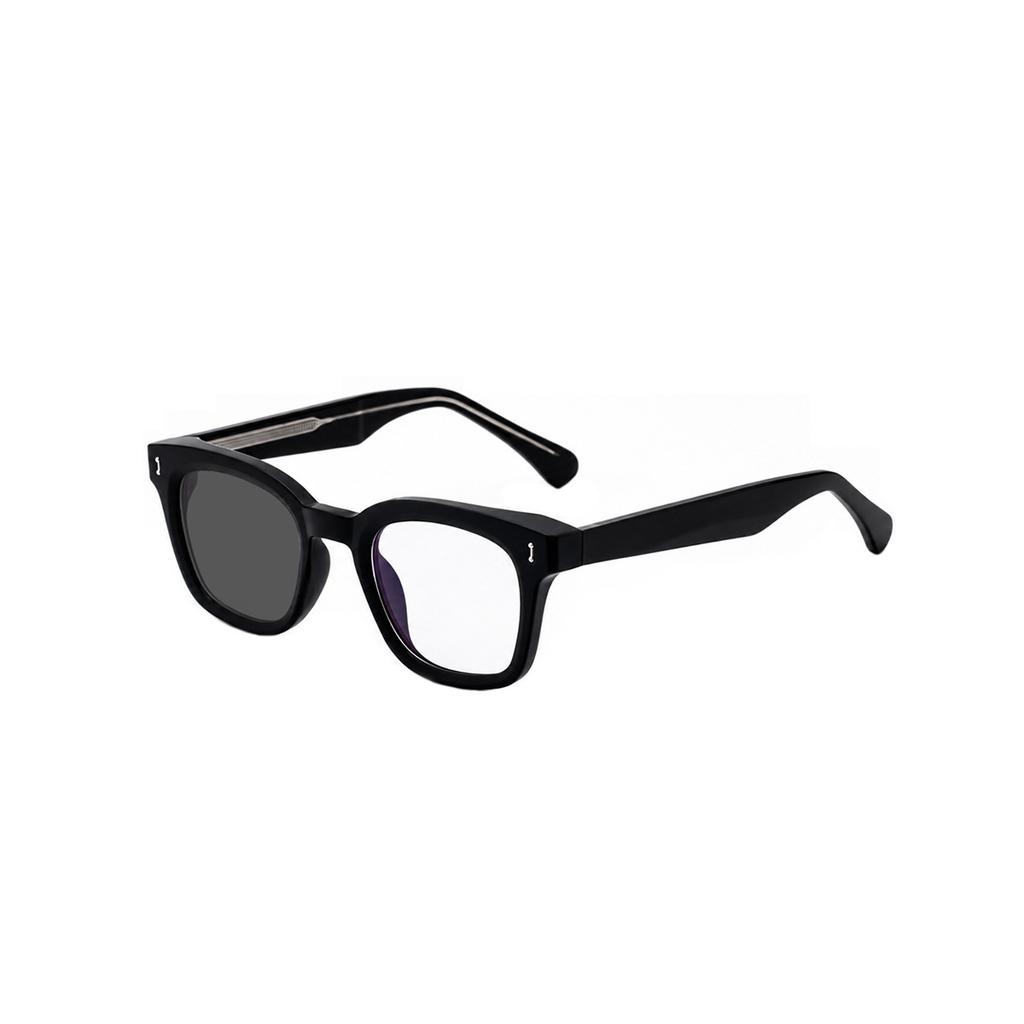 New square frame photochromic sunglasses for men, personalized propionic acid needle insertion, trendy UV protection sunglasses for men