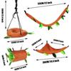 Pig Squirrel Hanging Sleeping Hut Bunkbed Playing Parrot Hammock Cage Rope Pet Swing Hamster Bed