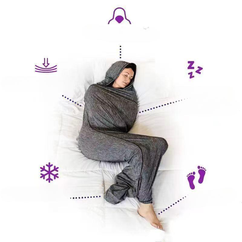 Sleeping Bag Suitable for All Seasons Envelope-type Portable Travel Camping and Nap Sleeping Bag for Adults