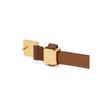 Daks Brown Embossed Logo Leather Belt Dbbe6f749w2