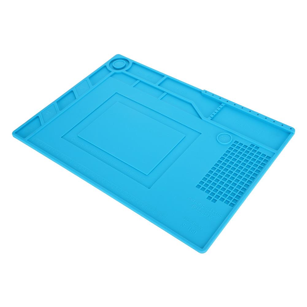 Heat Insulation Repairing Silicone High Temperature Resistance Mat with Magnetic Grooves