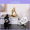 Modern Minimalist Reading Resin Figurine Desk Art For Home Office Gift