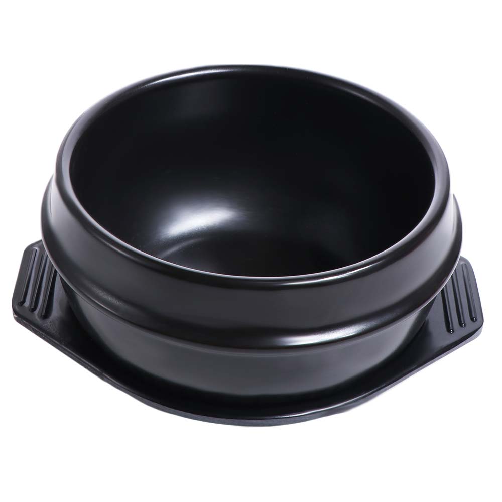 Heat-resistant Korean Stone Pot with Tray Ceramic Soup Pot Stew Pot Stew Pots  Ramen