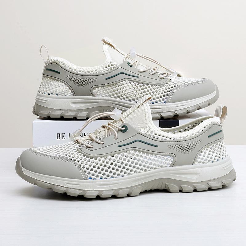 Men's net shoes spring new breathable wading shoes men's sports casual running shoes mesh hiking shoes