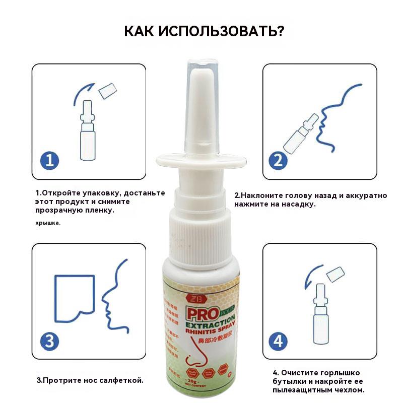 Propolis Nasal Spray Spray Nose Care Treatment Sinus Cares Congestion Rhini Runny Nose 20ml