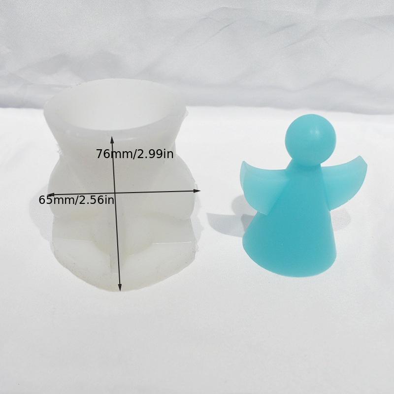 Angel Resin Molds Silicone Epoxy Resin Casting Mould 2 Pack Wing Angel Ornaments Epoxy Mold Handmade Candle Making Wax Molds DIY