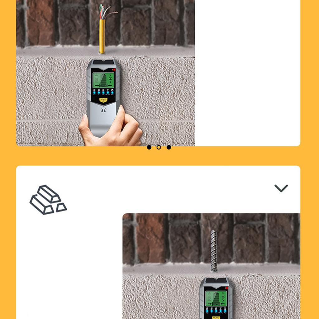 Portable Wall Metal Detector with Detection Handheld Metal Detector for Wall Metal Detection