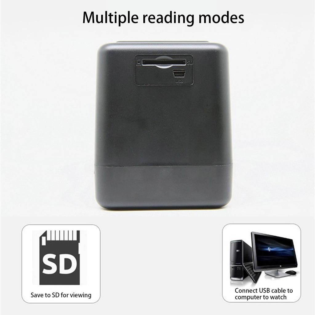 Film Slide Scanner Convert 135 126 110 Films Slides to Negatives Color Black White JPG Photos with 2inch LCD Screen