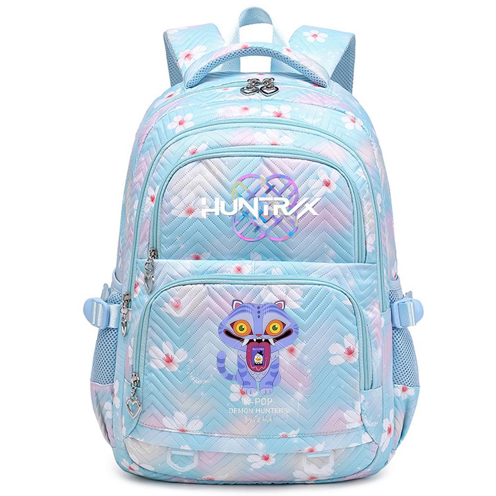 Cartoon K-Pop Printed Backpack Student Teenager Bookbag for Boy Girl Schoolbag Kid Gift Women Large Capacity Waterproof Travel Bag Mochila