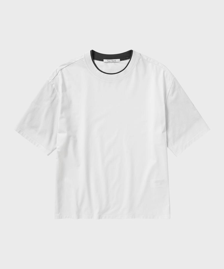 NONBLANK Crop Hs T-Shirt_White