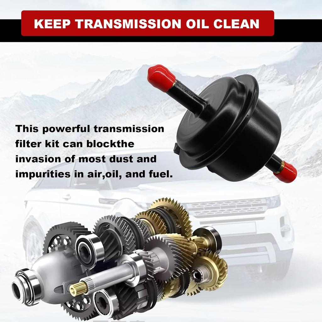 ATF Automatic Transmission Filter Compatible With Honda Accord,CR-V,CR-Z,Civic,Acura ILX,MDX,RDX,RL,RLX, Replaces# 25430-PLR-003,044-0382,