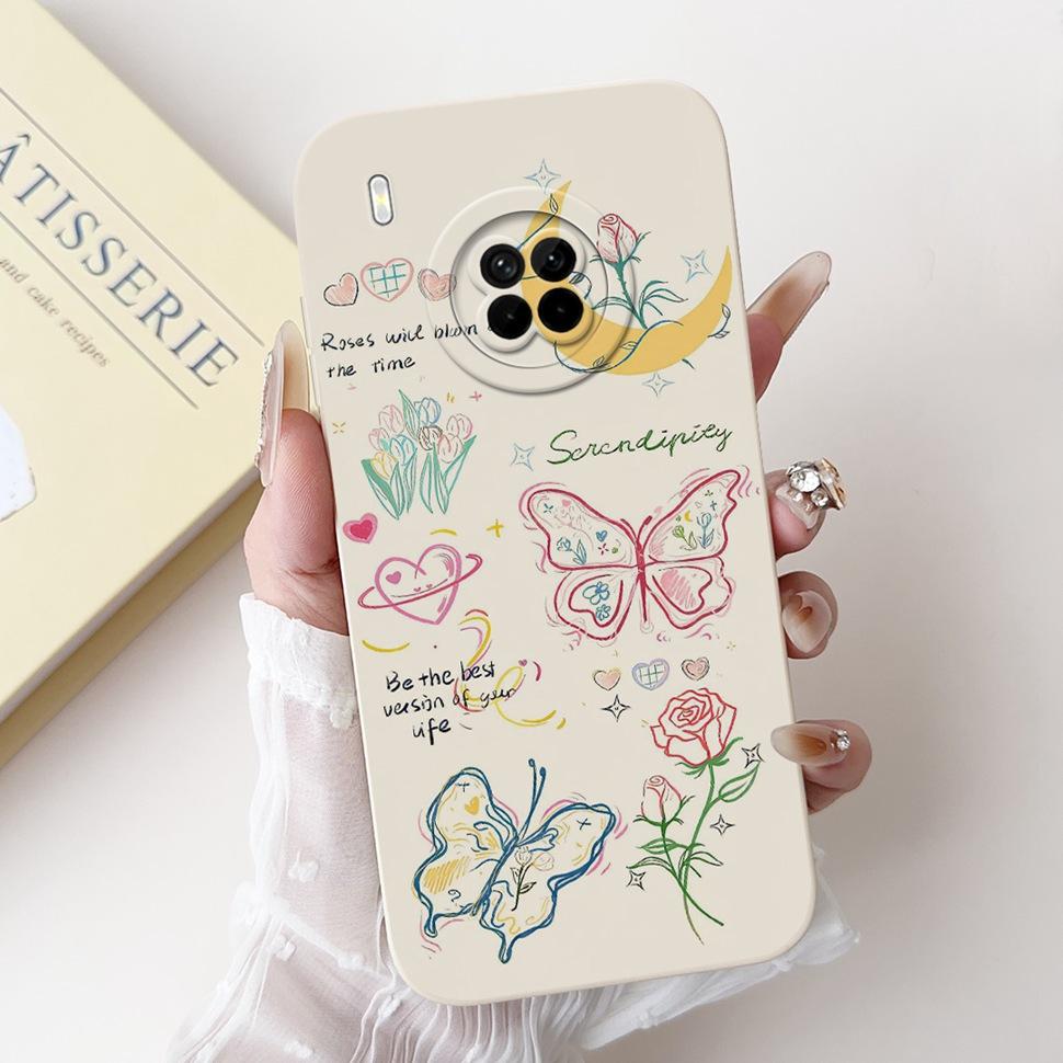 For Huawei Y9a Case FRL-23 FRL-L22 Fashion Painted Cover Soft Silicone TPU Phone Case For Huawei Y 9a Y9a Back Cover