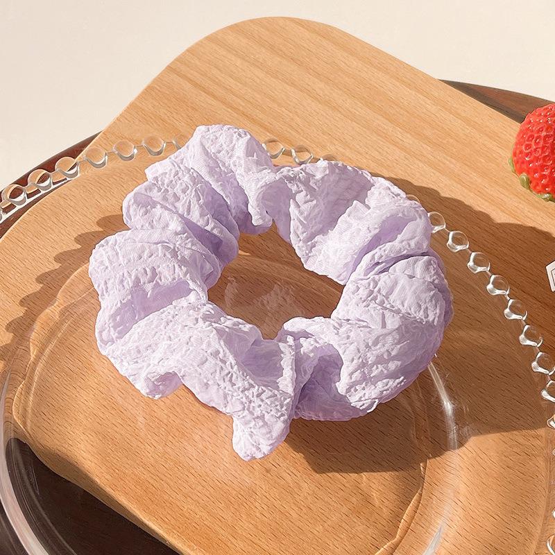 Elastico per Capelli da Donna Stile Coreano di Alta Gamma - Elastico a Forma di Intestino per un Look Semplice ed Elegante