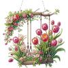 Acryl 2D/Flach DIY Spezielle Form Hängende Diamantmalerei Kits Strass-Diamantmalerei Fensteranhänger DIY Heimdekoration Hängender Anhänger
