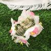 AWAYTR Magnolia Lily Hair Claws Artificial Floral Hair Clips Crab For Women Girl Gift Hair Accessories Valentine Headwear