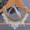 Diamond False Collar Necklace Crystal Detachable Collar For Women Fake Collar Removable Clothes Accessories Nep Kraagie