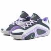 Jordan Tatum 2 Slip Resistant Abrasion Resistant Low top Basketball Shoes Men's Purple Gray White Asian Version FZ2203-600(team96-)
