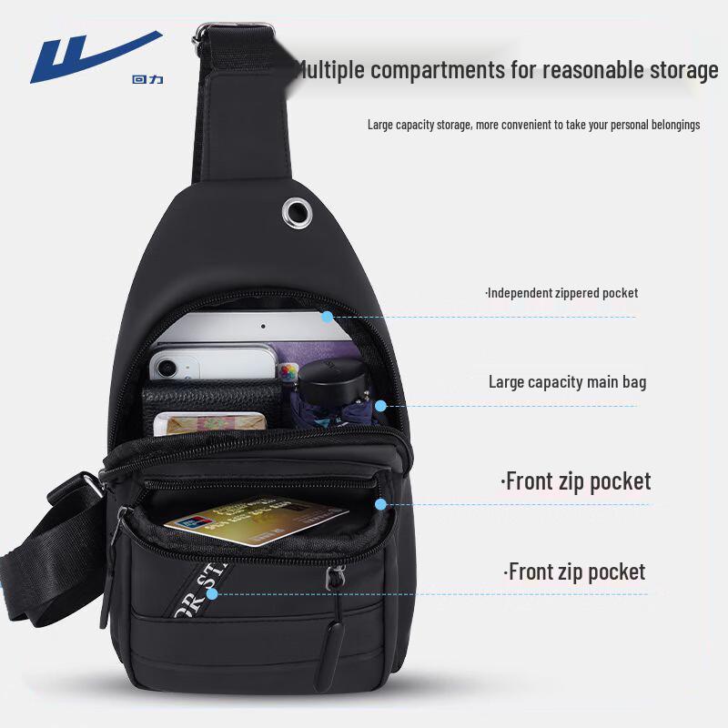 Warrior Canvas Crossbody Shoulder Bag