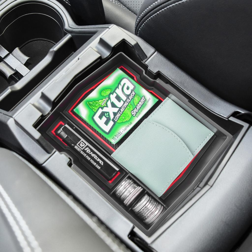 מגש ארגונית לקונסולה מרכזית עבור סובארו פורסטר 2019 2020 2025 2025 2025 2025 אביזרים קופסת אחסון עם מחזיק מטבעות