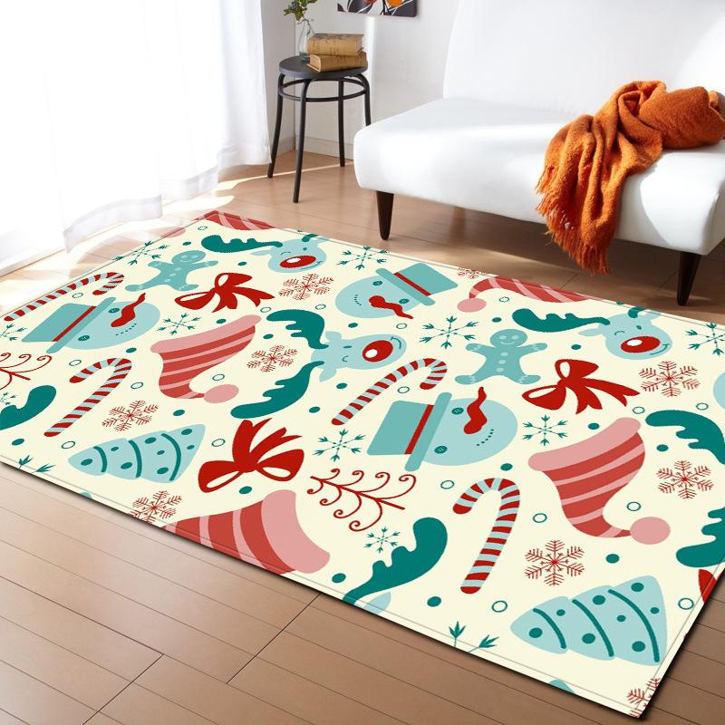Christmas Living Room Floor Mat Bedroom Dining Room Carpet Carpet Doormat