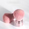 Pennello da Trucco a Testa di Fungo Rosa: Pennello per Blush a Setole Morbide, Pulizia, Strumento di Bellezza per Polvere da Nail Art.