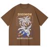 230 Gsm 100% Cotton Digimon V7 Print Unisex Heavy Cotton T Shirt