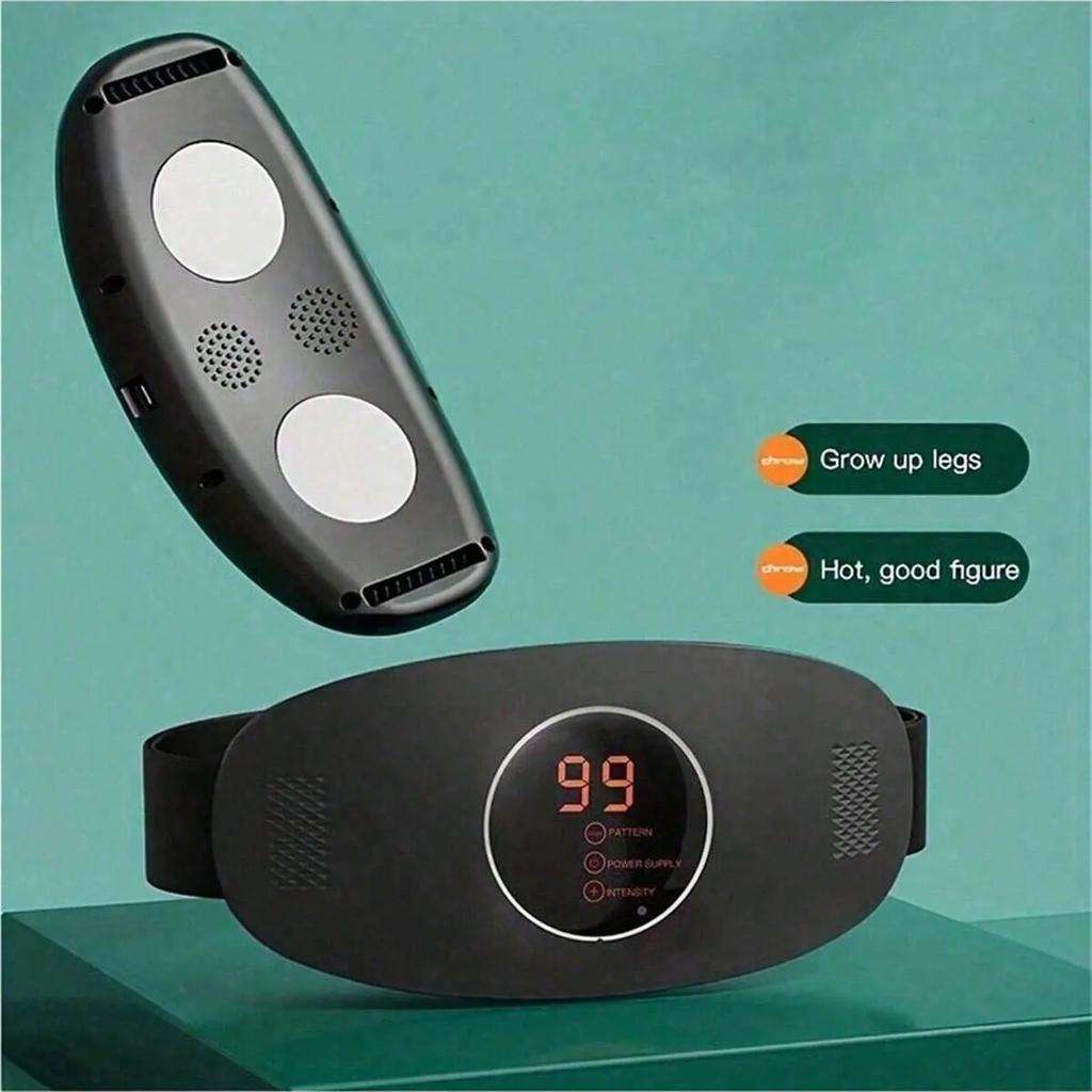 1PC Portable Electric Waist Massager For Abdominal Fitness Training - For Waist, Arms, Hips, Legs And Total Body Exercise