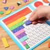 Math Toy Fraction Learning Magnetic Arithmetic Teaching Aids Wooden Book Educational Toys For Children Christmas Gift