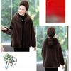 Faux Fur Coat Winter Female Mink Velvet Jacket High Quality Outwear Hooded Mink Coat Cotton-Padded Jacket Women