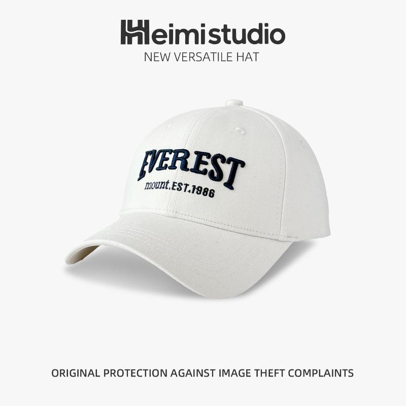 25 Early Autumn New Casual Simple Versatile Letter Hard Top Baseball Cap Female Face Small Peaked Cap