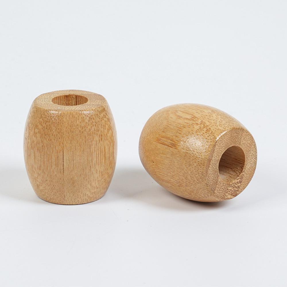 Bamboo Toothbrush Holder Wooden Toothbrush Stand Bathroom Organizer for Makeup Brush Holder Pen Container Bathroom Accessories