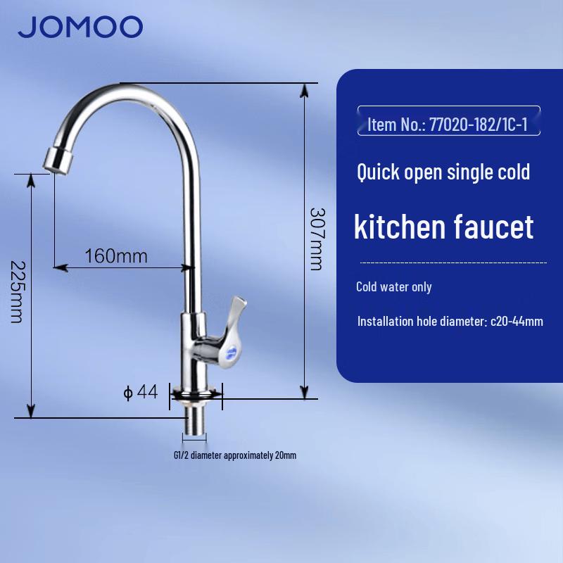 JOMOO All-Copper Kitchen Sink Faucet