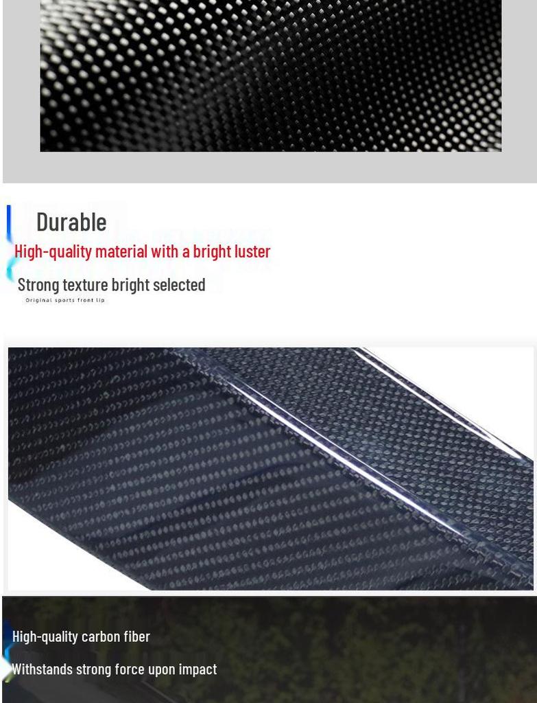 BMW M5 F90 MP Carbon Fiber Front Lip & Shovel Body Kit