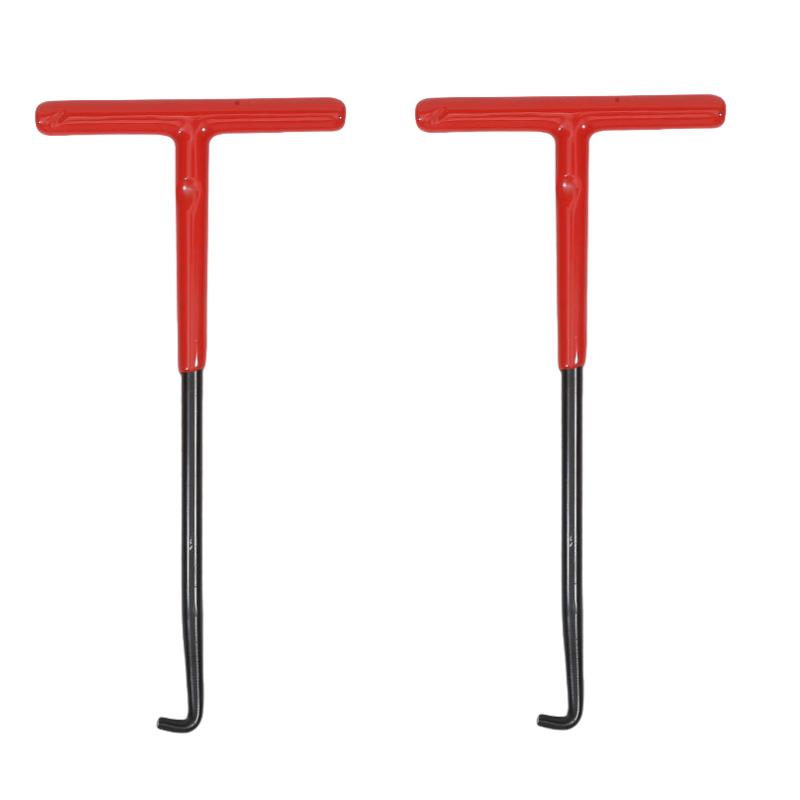 1/2pcs Motorcycle Exhaust Snap Hook Universal T-handle Exhaust Pipe Spring Puller Mounting Hook Disassembly And Repair Tools